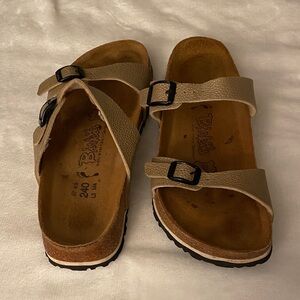 Beige Double Strap Birki’s  Sandals